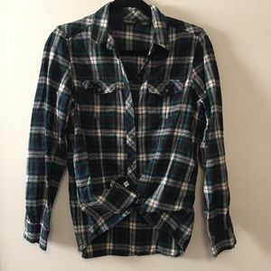Eddie Bauer Flannel Button Down Medium